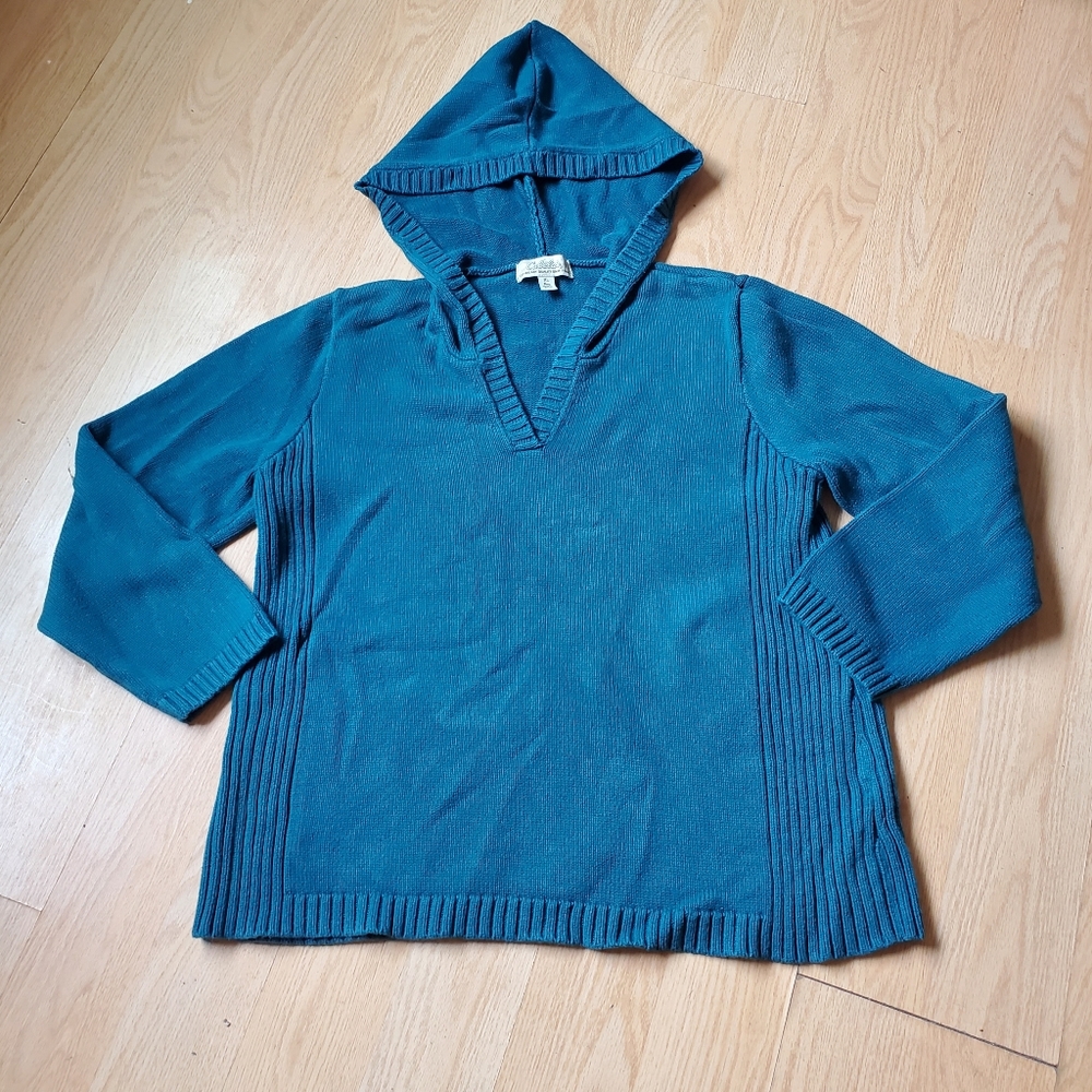 Cabela's Woman's Size XL Reg. Hooded Pullover Sweater.